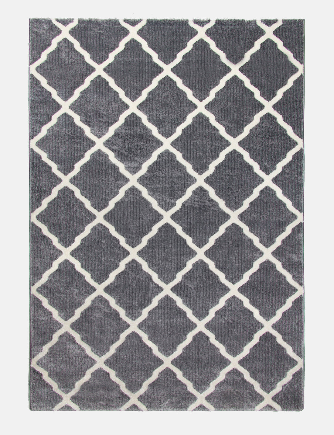 Toscana Lattice - Medium Grey rug from The Mattress Store Ireland