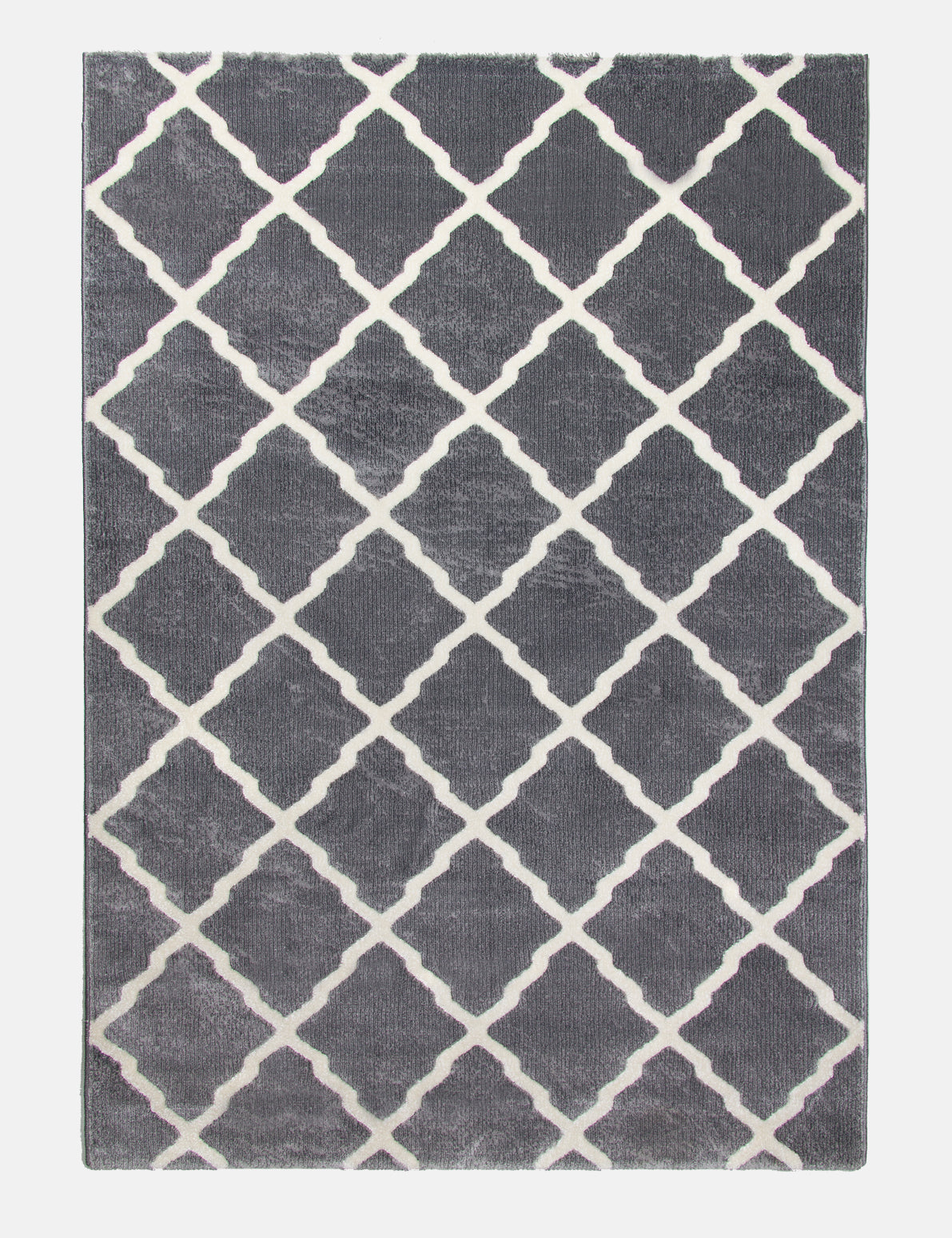 Toscana Lattice - Medium Grey rug from The Mattress Store Ireland