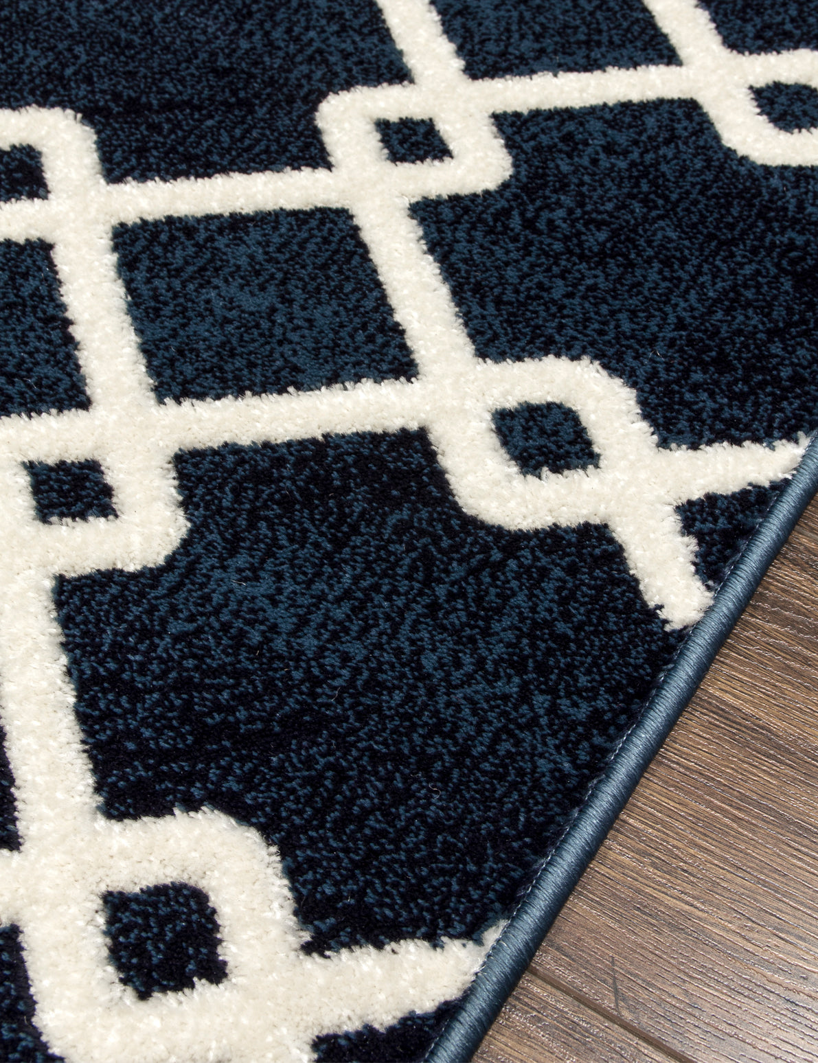 Toscana Quattro - Blue rug, 66 x 240 cm size