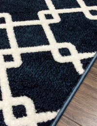 Toscana Quattro - Blue rug, 66 x 240 cm size
