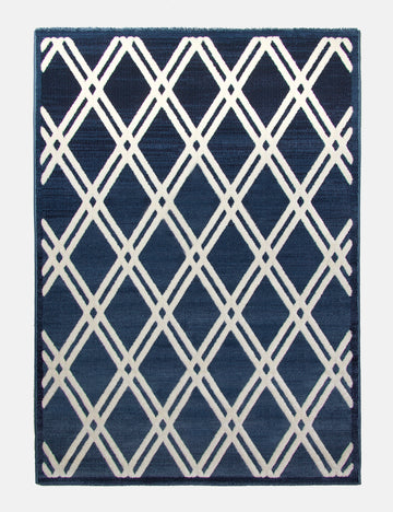 Toscana Trellis - Blue rug from The Mattress Store Ireland