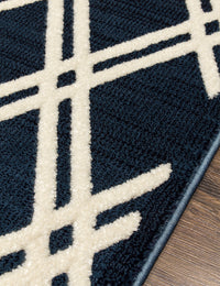 Toscana Trellis - Blue rug, 160 x 220 cm size