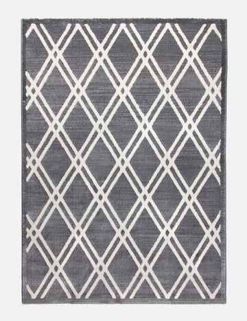 Toscana Trellis - Medium Grey rug from The Mattress Store Ireland