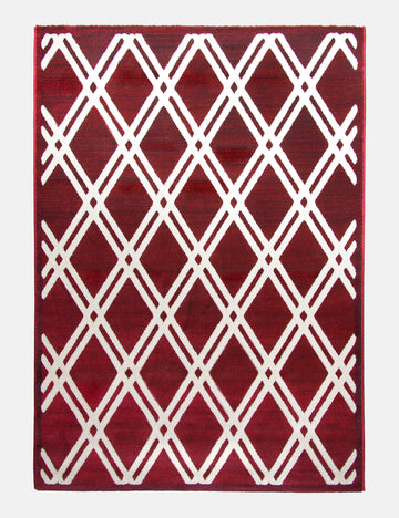 Toscana Trellis - Red rug from The Mattress Store Ireland