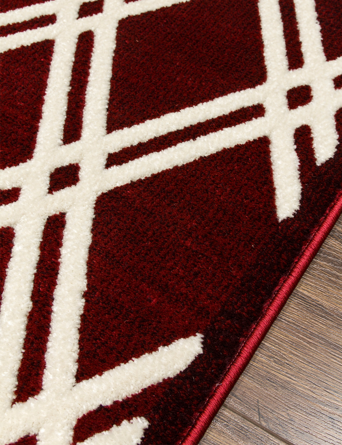 Toscana Trellis - Red rug, 160 x 220 cm size