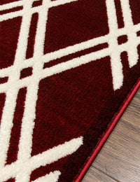 Toscana Trellis - Red rug, 160 x 220 cm size
