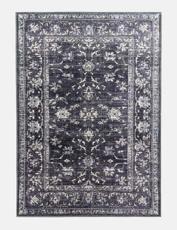 Vintage Timeless - Charcoal rug from The Mattress Store Ireland
