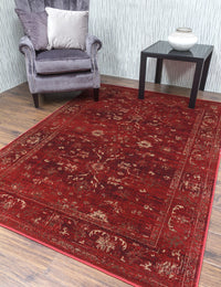 Vintage Timeless - Burgundy rug, photo 2
