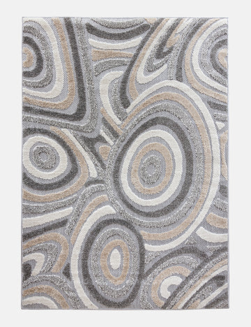 Alessia Oasis - Grey rug from The Mattress Store Ireland