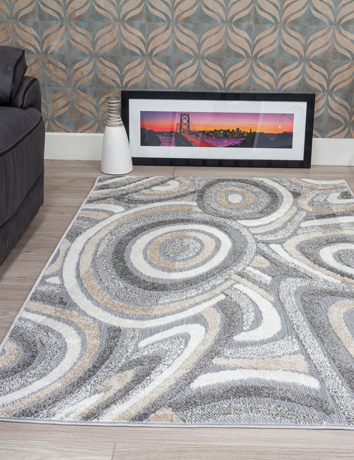 Alessia Oasis - Grey rug, photo 6