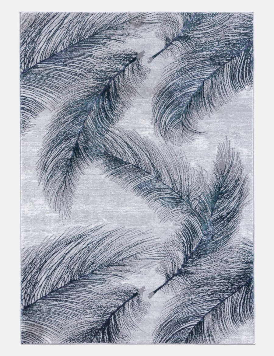 Boutique Plumes - Blue Green rug from The Mattress Store Ireland