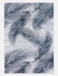 Boutique Plumes - Blue Green rug from The Mattress Store Ireland