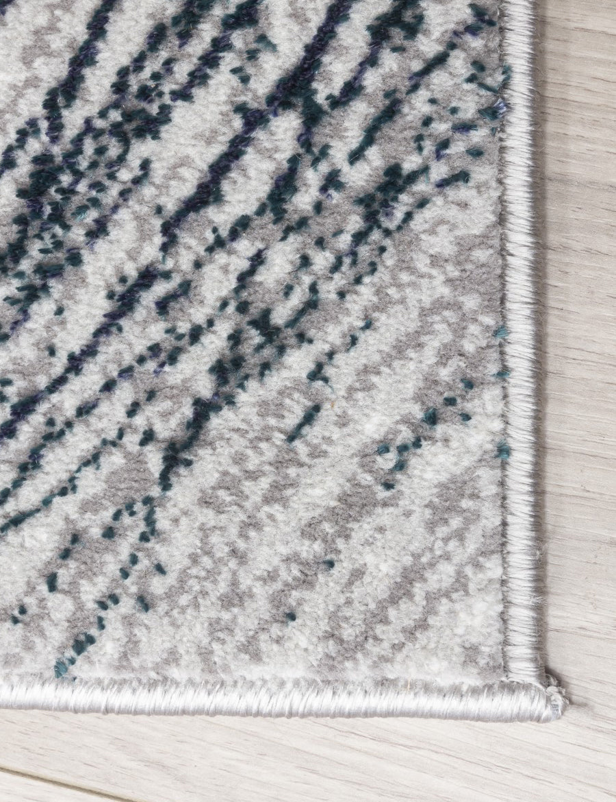 Boutique Plumes - Blue Green rug, photo 3