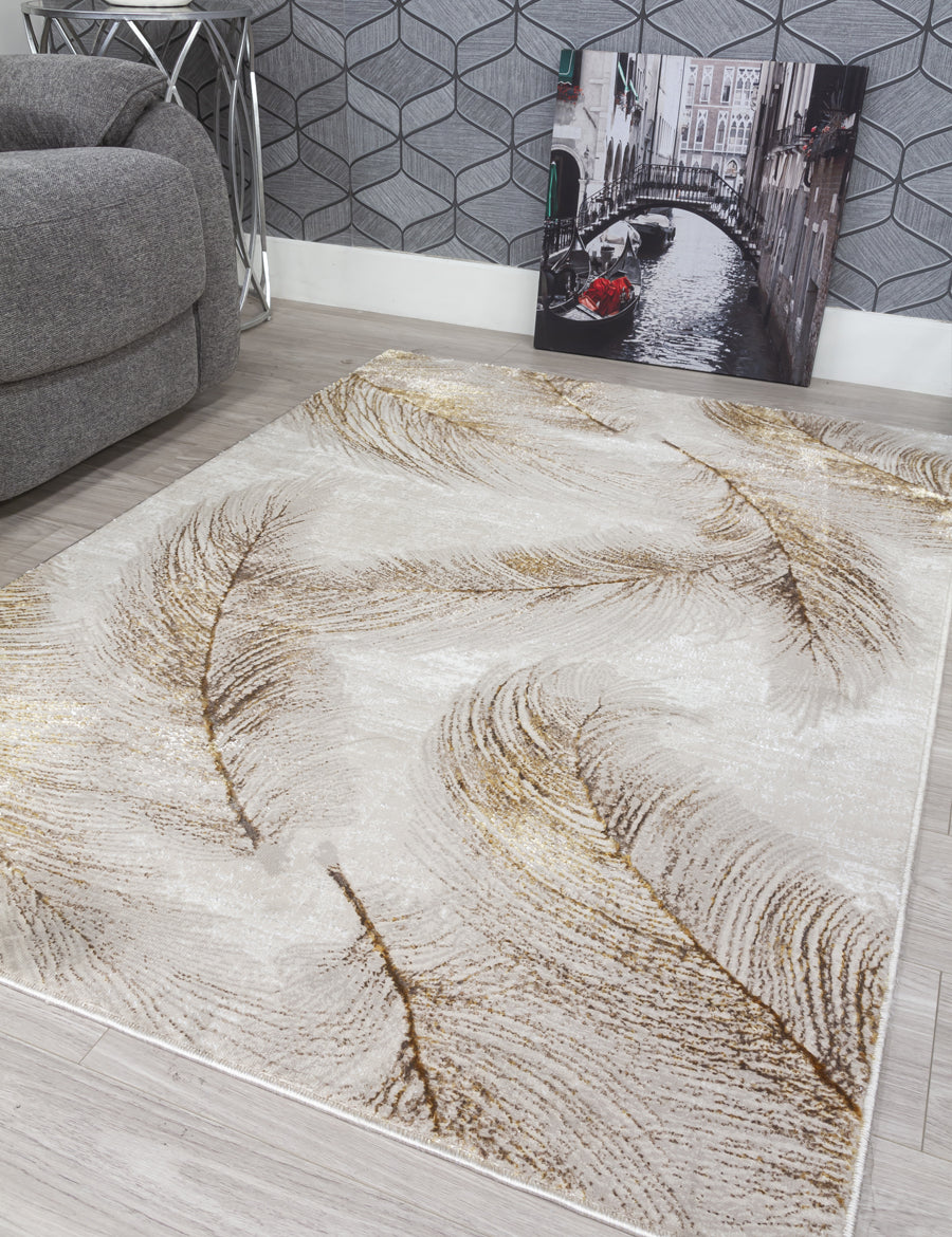 Boutique Plumes - Ochre rug, photo 4