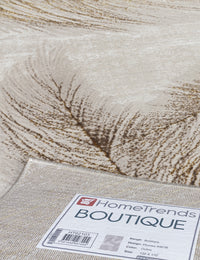 Boutique Plumes - Ochre rug, 120 x 170 cm size
