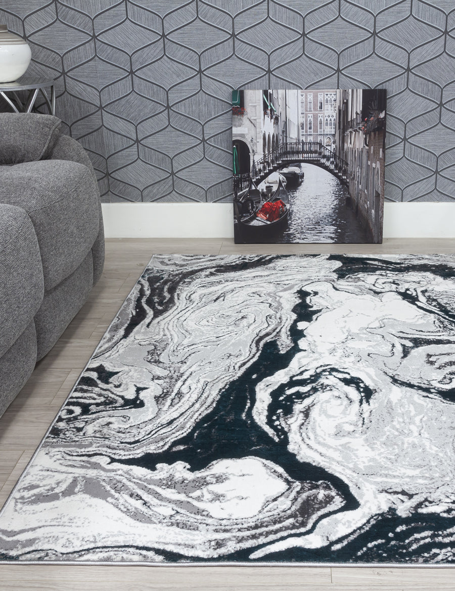 Boutique Vivid - Green rug, 120 x 170 cm size