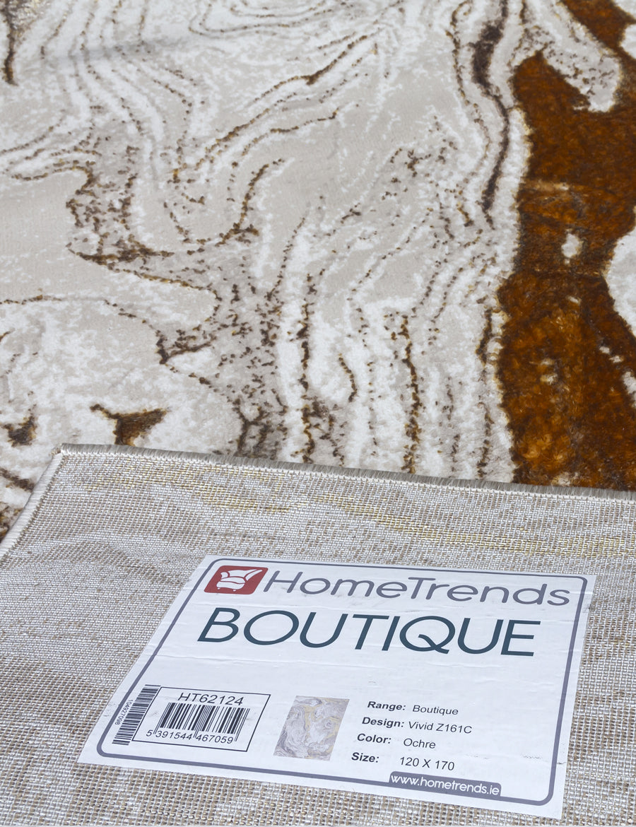 Boutique Vivid - Ochre rug, 160 x 220 cm size