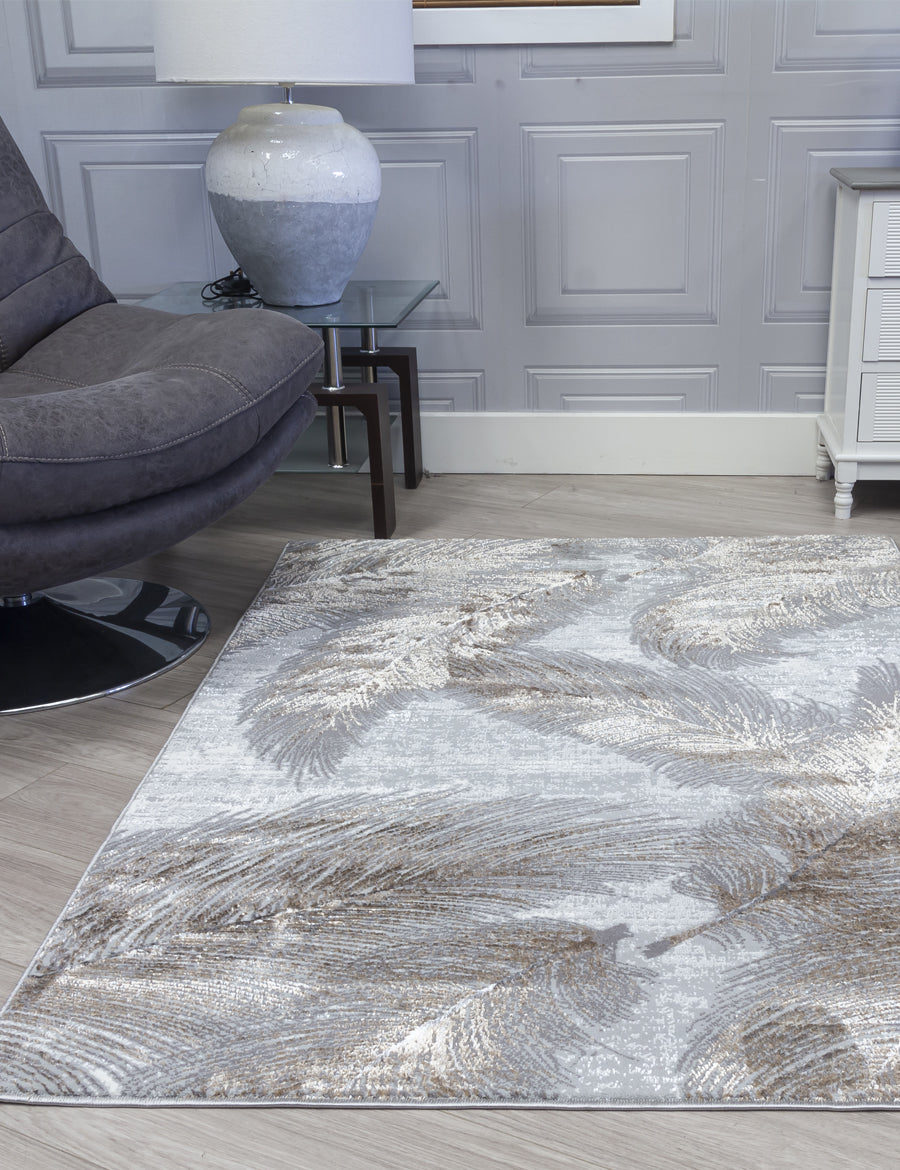 Boutique Plumes - Grey rug, photo 4