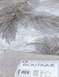 Boutique Plumes - Grey rug, 160 x 220 cm size