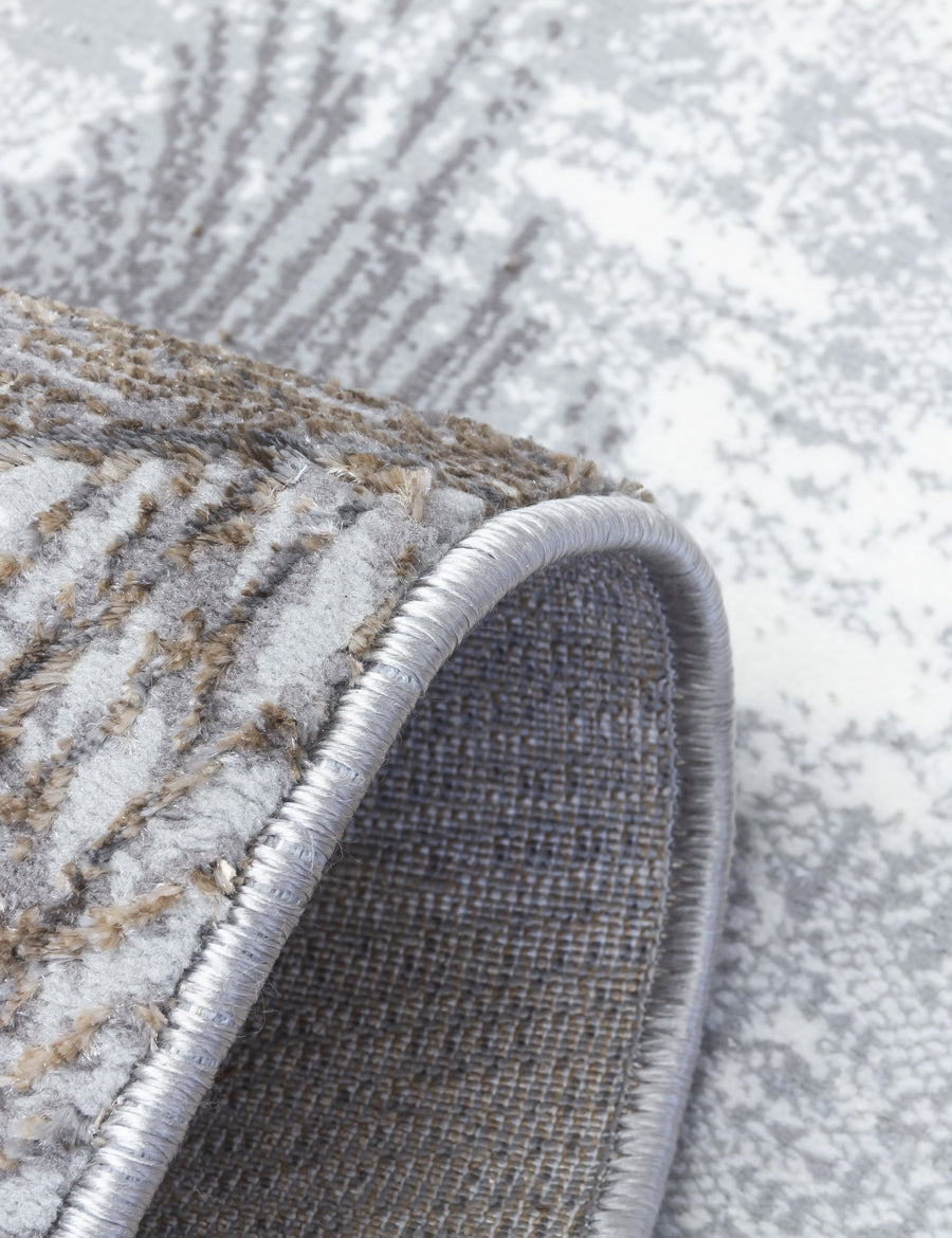 Boutique Plumes - Grey rug, 200 x 300 cm size