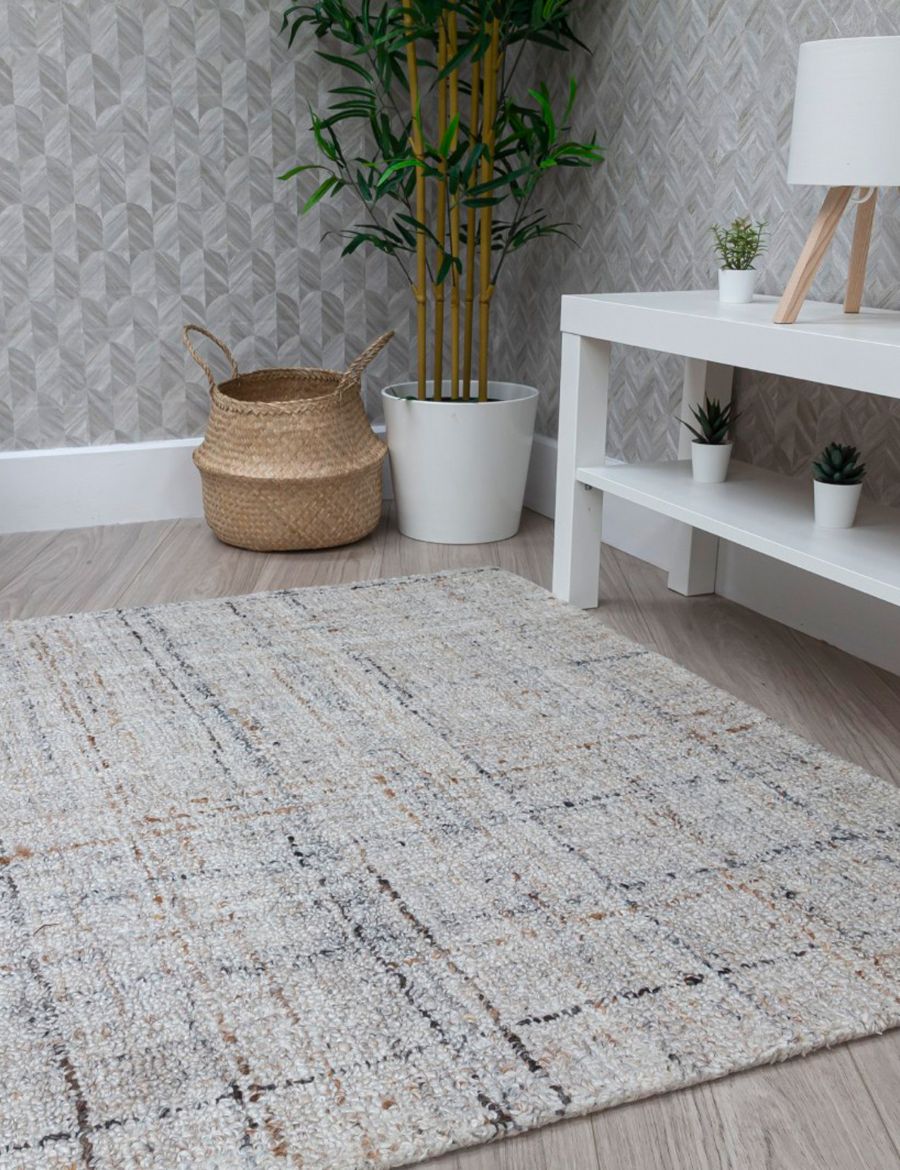 Lira Ivory Copper rug from The Mattress Store Ireland