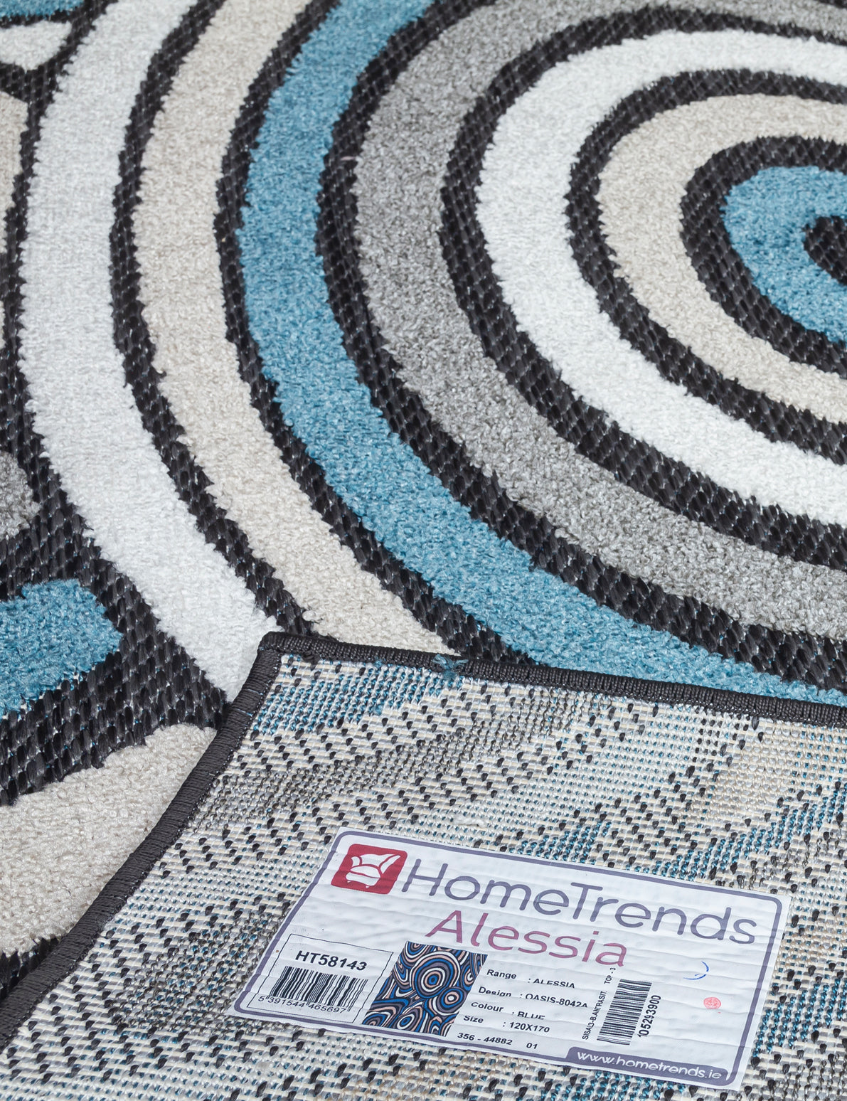 Alessia Oasis - Blue rug, 160 x 220 cm size