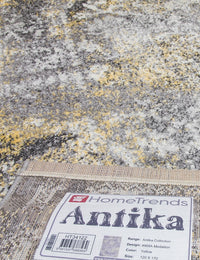 Antika Medallion - Yellow rug, 67 x 240 cm size