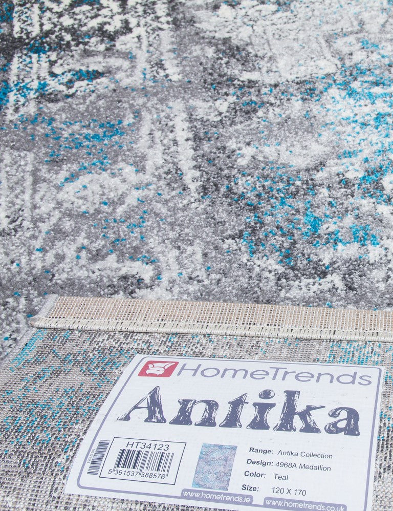 Antika Medallion - Teal rug, 200 x 300 cm size