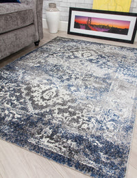 Antika Medallion - Navy rug, 120 x 170 cm size