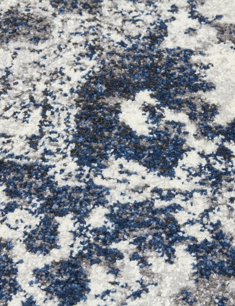 Antika Medallion - Navy rug, 67 x 240 cm size