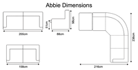 Abbie dimensions