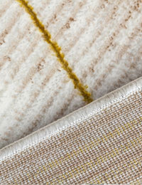 Best Art Deco Rug from Ireland - Glitz Design in Elegant Ochre - in Ireland