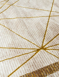 Best Art Deco Rug from Ireland - Glitz Design in Elegant Ochre - in Ireland