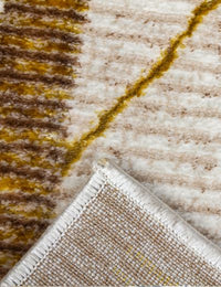 Best Art Deco Rug from Ireland - Glitz Design in Elegant Ochre - in Ireland