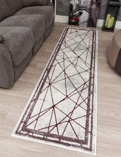 Best Irish Glitz Art Deco Red Rug - Elegant Design for Luxury Interiors - in Ireland