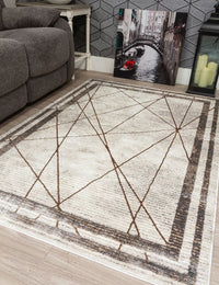 Best Irish Glitz Art Decor rug - Luxurious Beige Elegance for Your Living Space - in Ireland