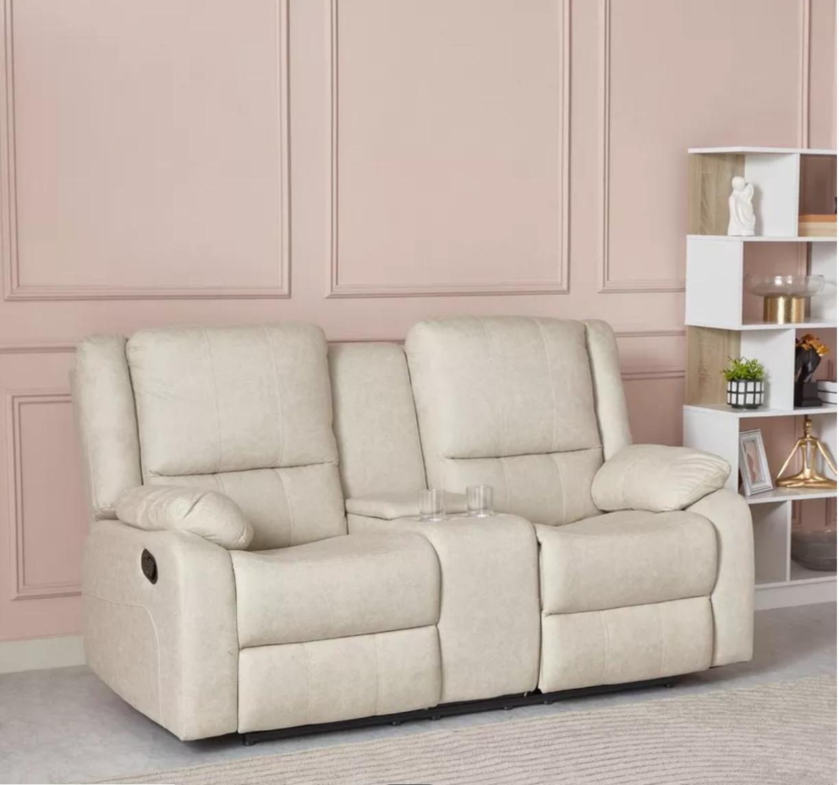 Chic Beige Larson Sofa Range