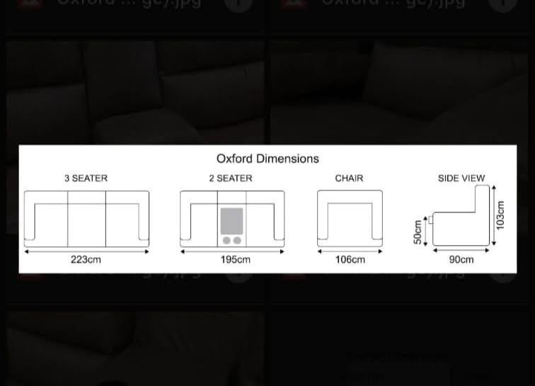 Oxford grey dimensions