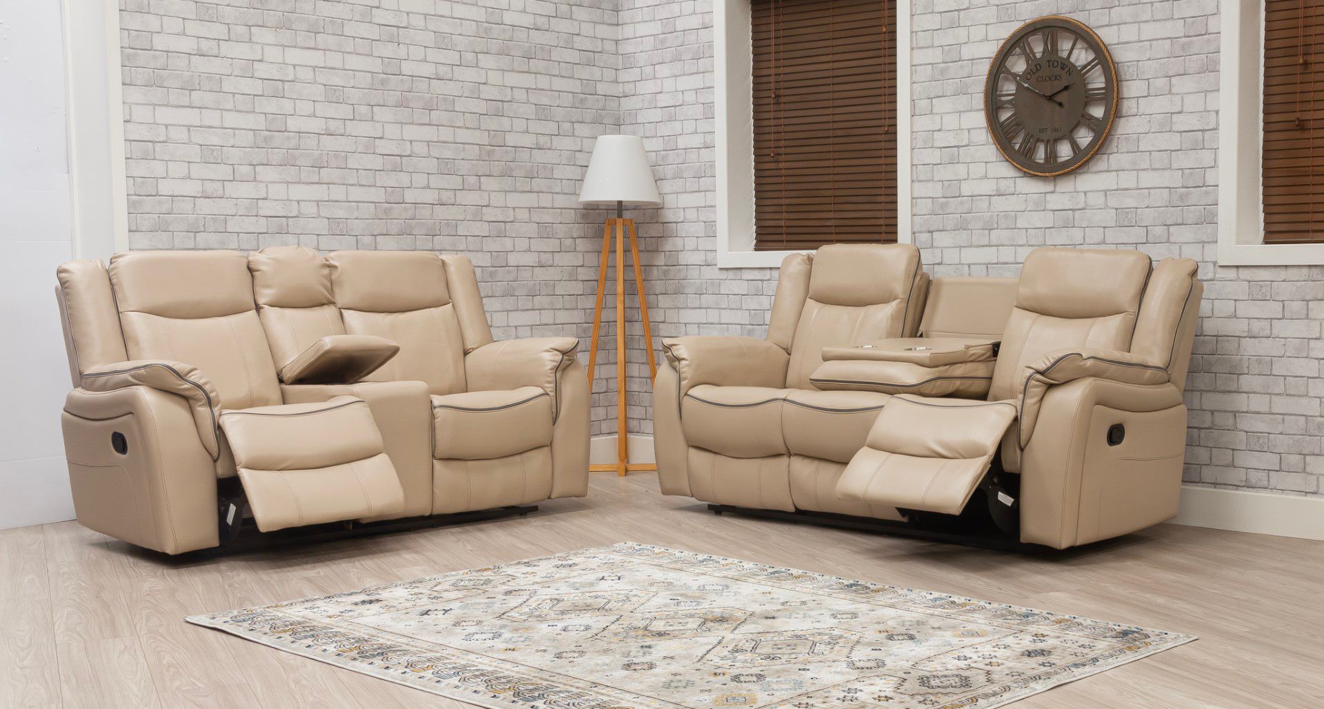 Brooklyn Recliner Sofa Set