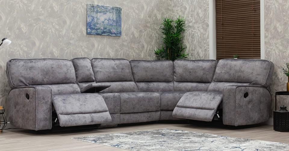 Otto Modular Corner Sofa – Built-in Drink Console