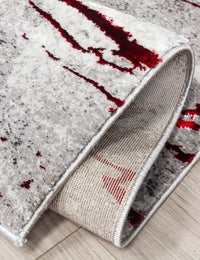 Luxurious Glitz Marble Red Rug from Ireland - Best Quality for Your Home Decor - in Ireland