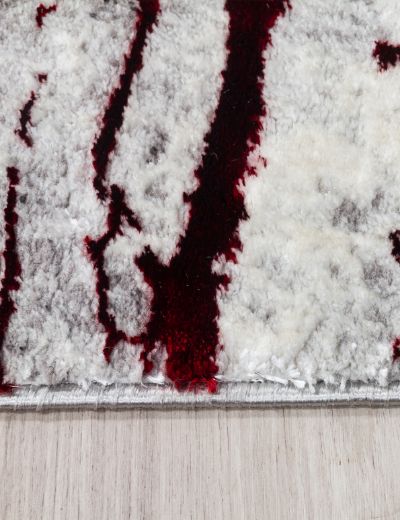 Luxurious Glitz Marble Red Rug from Ireland - Best Quality for Your Home Decor - in Ireland