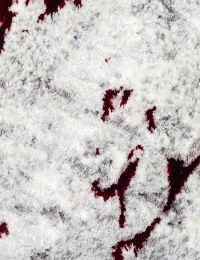 Luxurious Glitz Marble Red Rug from Ireland - Best Quality for Your Home Decor - in Ireland