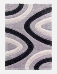 Luxus Ripples Multi Grey Rug - Best in Ireland for Elegant Home Decor - in Ireland
