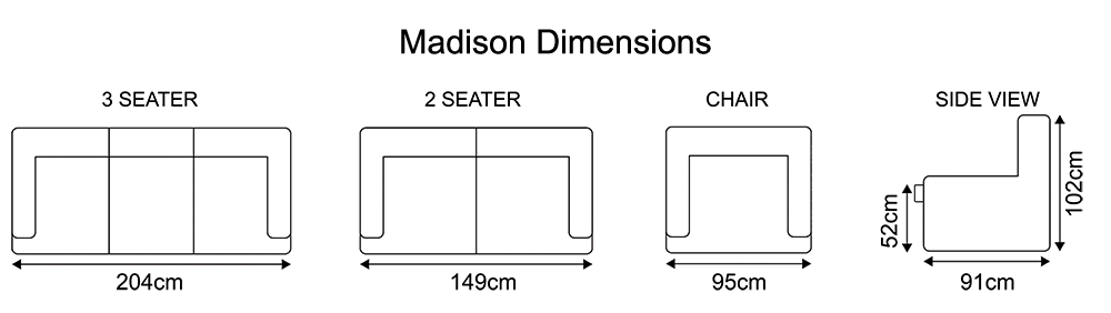Madison Grey / Charcoal