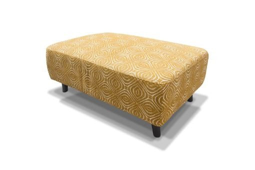 Occasional  Poppy Footstool & Cushion Set - Ochre