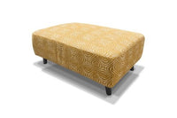 Occasional  Poppy Footstool & Cushion Set - Ochre