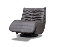 Occasional Capri Swivel Rocker Recliner - Dark Grey