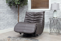 Occasional Capri Swivel Rocker Recliner - Dark Grey