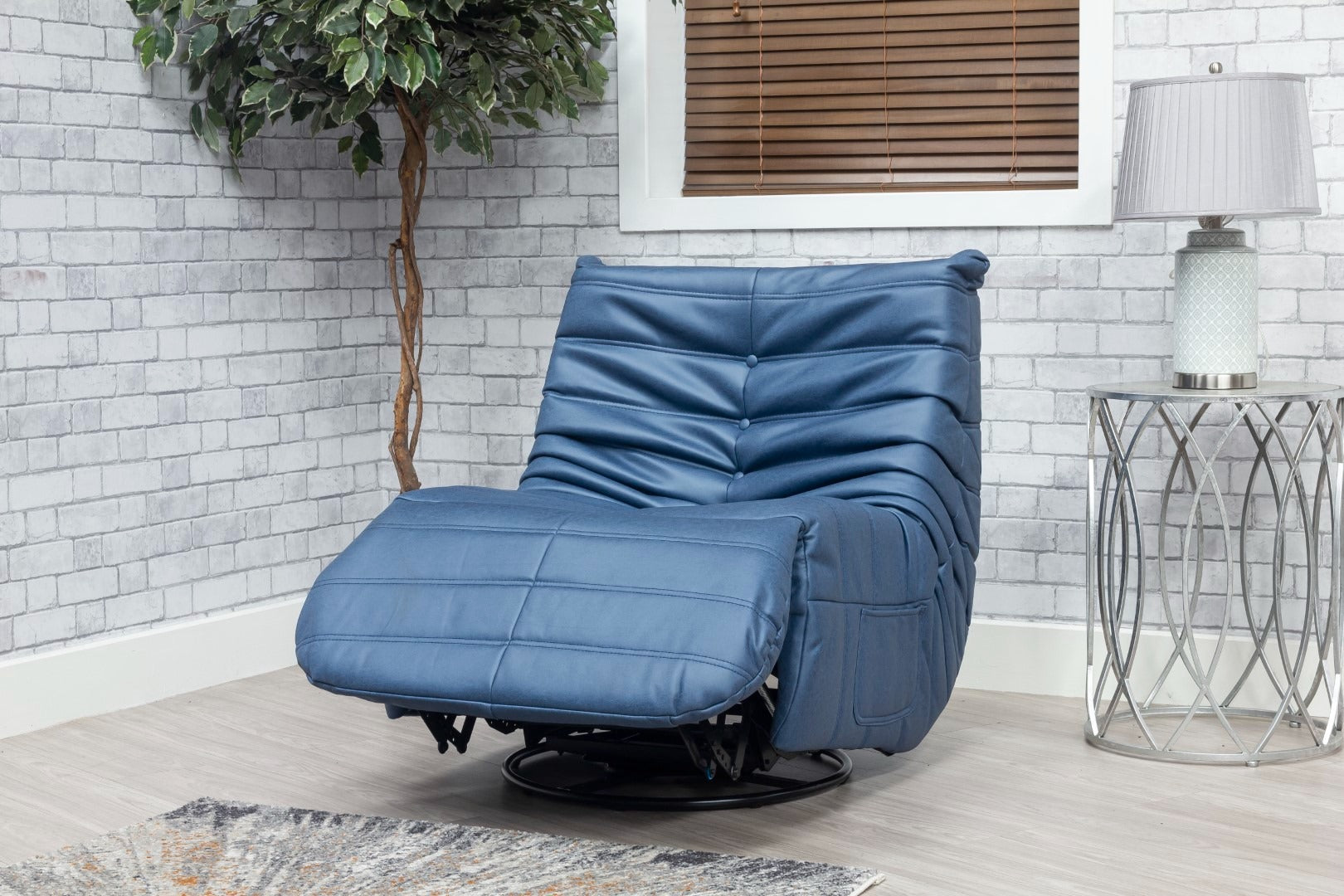 Occasional Capri Swivel Rocker Recliner - Marine